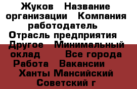 Жуков › Название организации ­ Компания-работодатель › Отрасль предприятия ­ Другое › Минимальный оклад ­ 1 - Все города Работа » Вакансии   . Ханты-Мансийский,Советский г.